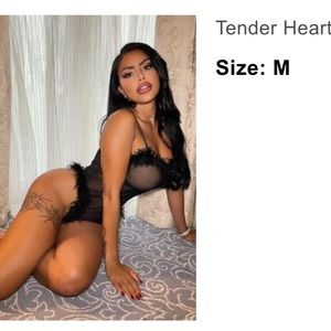 Black sexy flirty lingerie